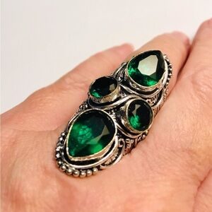 Chrome Diopside 925 Sterling Silver Ring